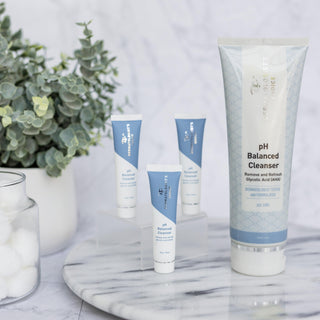 Skin cleanser PH balanced AHA glycolic acid dermatologist tested clean ingredients