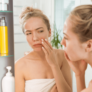 What to do if you experience redness and dryness after using glycolic acid skincare products.