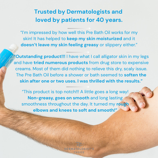 Pre-Bath Oil with natural oils
