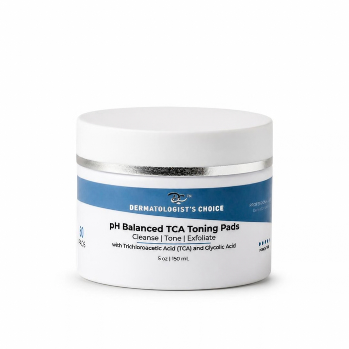 pH Balanced TCA Toning Pads Gentle Daily Peel