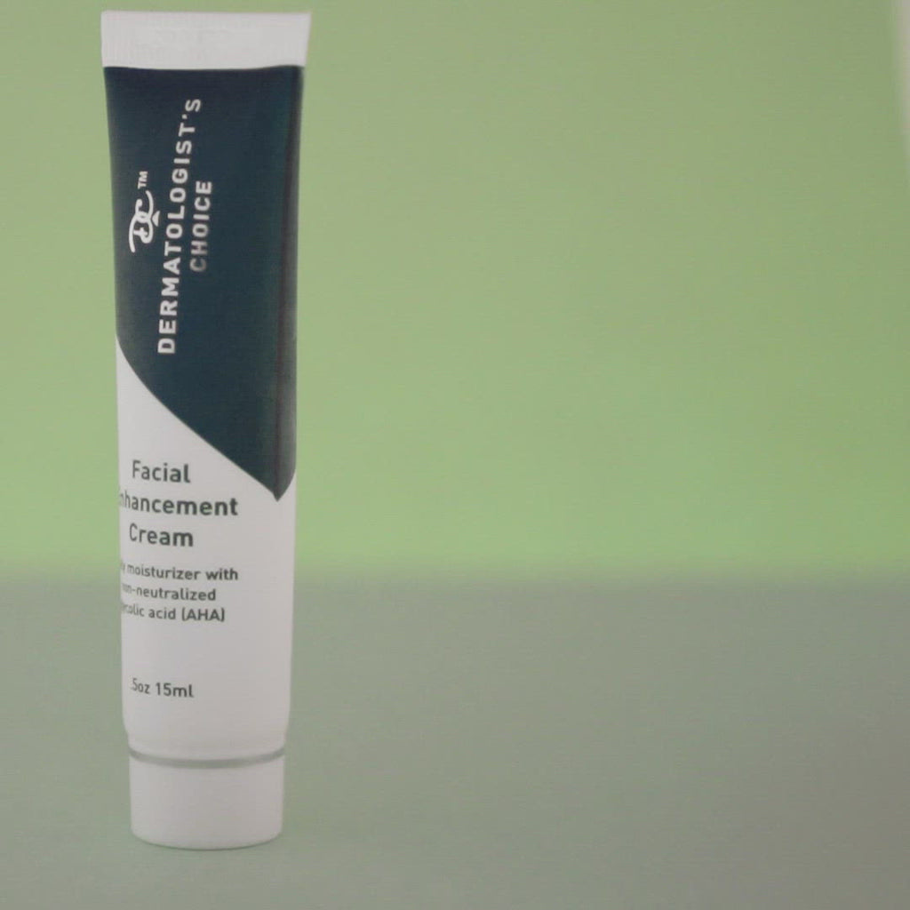 travel size face cream non-greasy daily moisturizernon-neutralized glycolic acid face cream AHA professional grade dermatologist